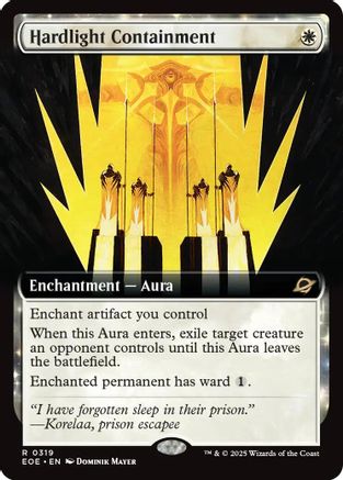 Edge of Eternities Hardlight Containment (Extended Art) #319