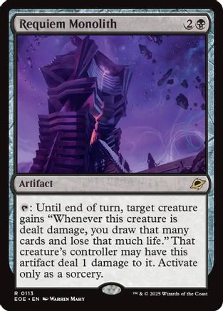 Edge of Eternities Requiem Monolith #113