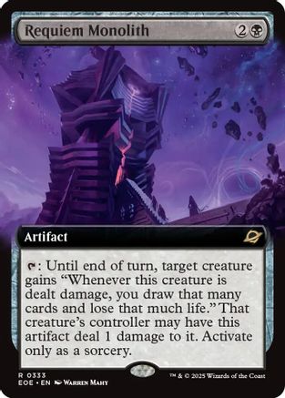Edge of Eternities Requiem Monolith (Extended Art) #333
