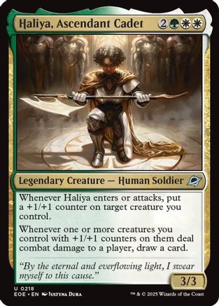 Edge of Eternities Haliya, Ascendant Cadet #218
