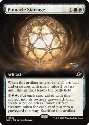 Edge of Eternities Pinnacle Starcage (Extended Art) #322