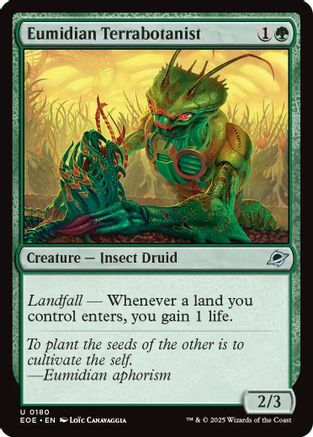 Edge of Eternities Eumidian Terrabotanist #180