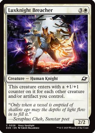 Edge of Eternities Luxknight Breacher #26