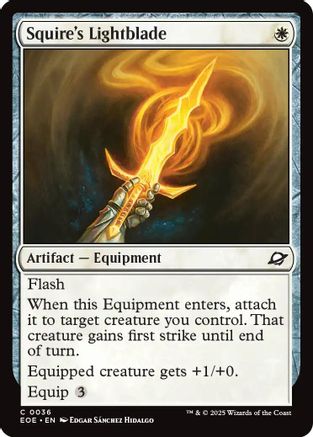 Edge of Eternities Squire's Lightblade #36