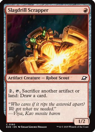 Edge of Eternities Slagdrill Scrapper #160