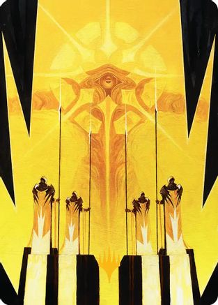 Hardlight Containment Art Card (Gold-Stamped Planeswalker Symbol)