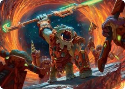 Art Series: Edge of Eternities Frontline War-Rager Art Card #16