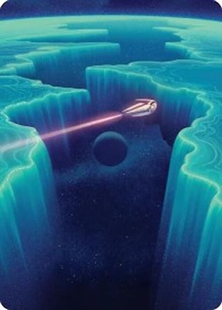 Art Series: Edge of Eternities Cascading Cataracts Art Card (50/54) #50
