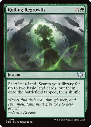 Commander: Edge of Eternities Roiling Regrowth #105