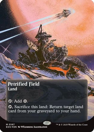 Petrified Field (0167) (Borderless) (Galaxy Foil)