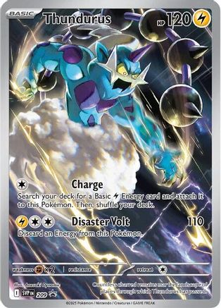 SV: Scarlet & Violet Promo Cards Thundurus #209
