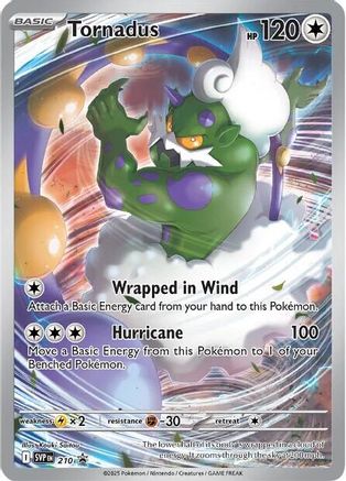 SV: Scarlet & Violet Promo Cards Tornadus #210