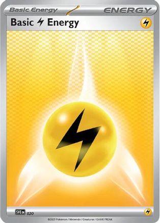 Lightning Energy 20 Scarlet & Violet Energy Pokémon card