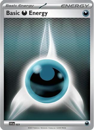Darkness Energy 23 Scarlet & Violet Energy Pokémon card