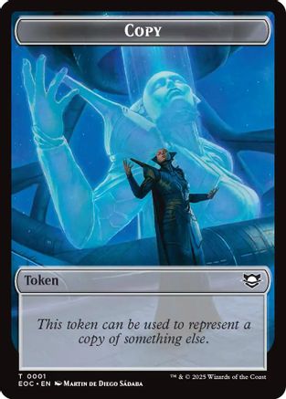 Commander: Edge of Eternities Copy // Clue Double-Sided Token #1