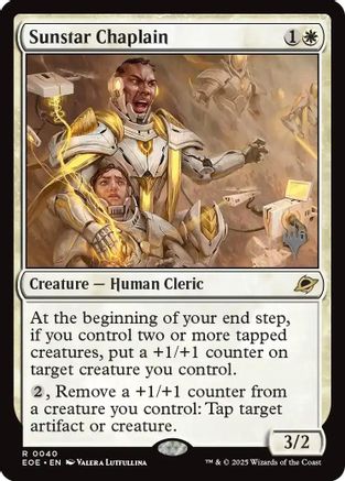 Promo Pack: Edge of Eternities Sunstar Chaplain #40