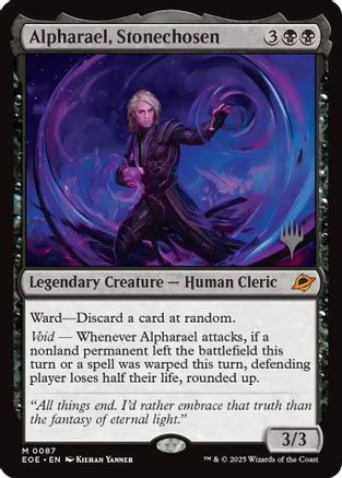 Alpharael, Stonechosen
