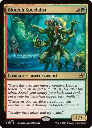 Promo Pack: Edge of Eternities Biotech Specialist #214
