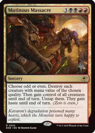 Promo Pack: Edge of Eternities Mutinous Massacre #222