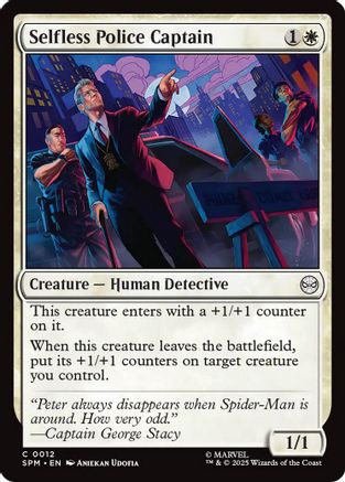 Marvel's Spider-Man Selfless Police Captain #12