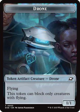 Edge of Eternities Drone // Lander (0005) Doubled-Sided Token #3