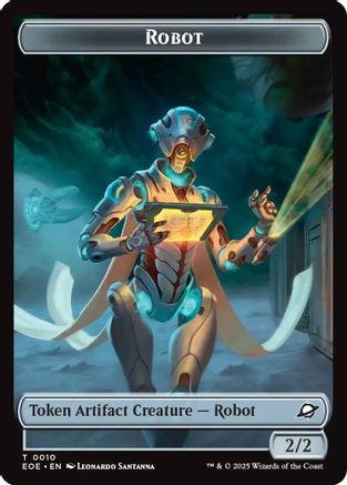 Edge of Eternities Robot // Lander (0004) Double-Sided Token #10