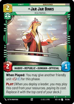 Jar Jar Binks - Mesa Propose