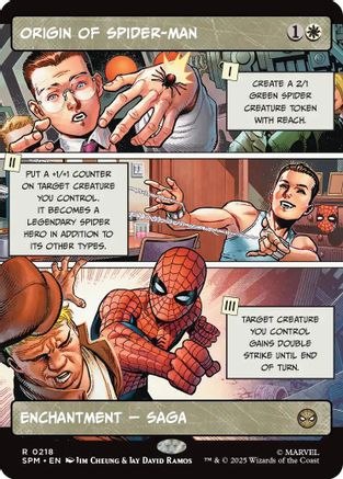Marvel's Spider-Man Origin of Spider-Man (Borderless) #218