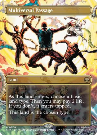 Marvel's Spider-Man Multiversal Passage (Borderless) #206