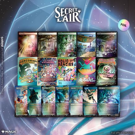 Secret Lair Bundle Chill Beats Bundle Rainbow Foil