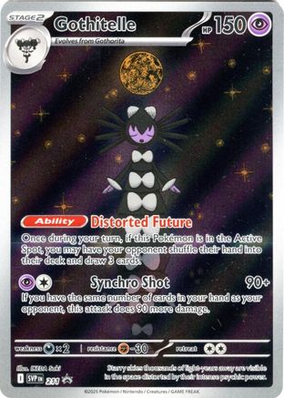 Gothitelle 211 SVP Black Star Promos Pokémon card