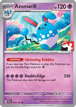 Prize Pack Series Cards Azumarill #074