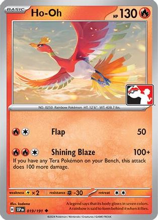 Prize Pack Series Cards Ho-Oh #019