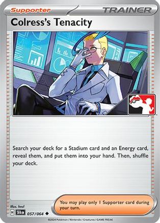 Prize Pack Series Cards Colress's Tenacity - 057/064 (Duplicate) #057
