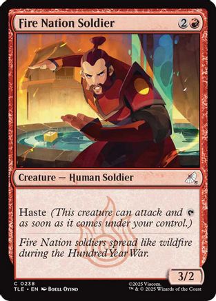 Avatar: The Last Airbender: Eternal-Legal Fire Nation Soldier (0238) #238