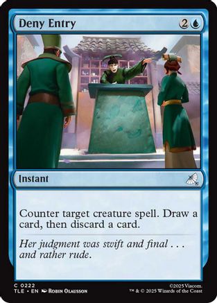 Avatar: The Last Airbender: Eternal-Legal Deny Entry #222