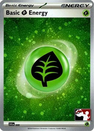 Prize Pack Series Cards Basic Grass Energy - 009 (Cosmos Holo) #009