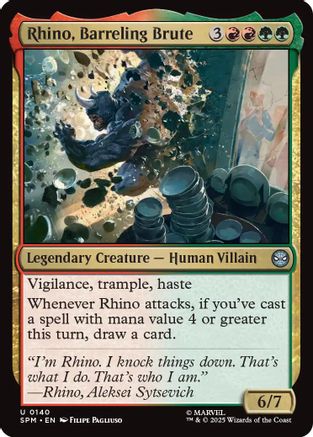 Marvel's Spider-Man Rhino, Barreling Brute #140
