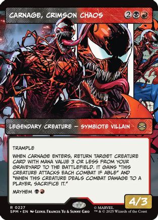 Marvel's Spider-Man Carnage, Crimson Chaos (Borderless) #227
