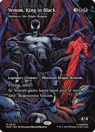 Marvel Universe Eternal-Legal Venom, King in Black - Skithiryx, the Blight Dragon (Borderless) #22