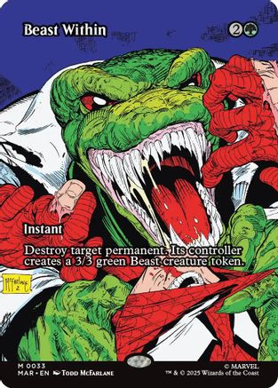 Marvel Universe Eternal-Legal Beast Within (Borderless) #33
