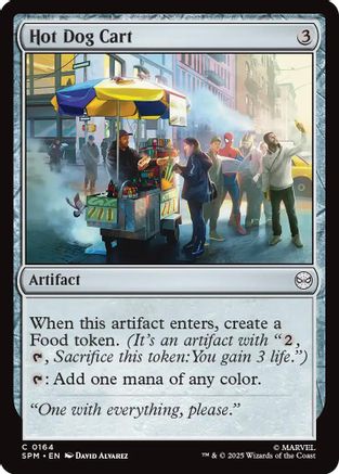 Marvel's Spider-Man Hot Dog Cart #164