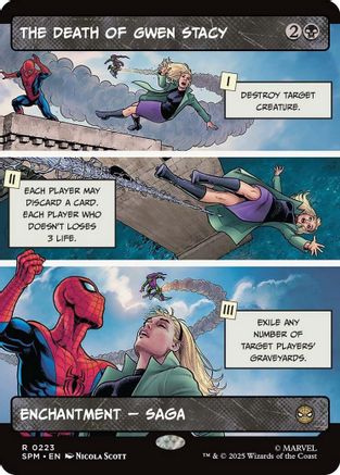 Marvel's Spider-Man The Death of Gwen Stacy (Borderless) #223