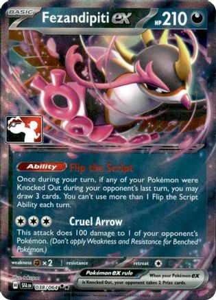 Prize Pack Series Cards Fezandipiti ex - 038/064 (Series 7) #038