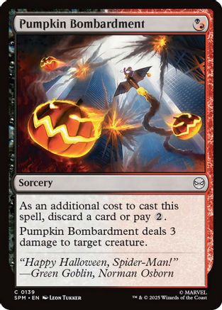 Marvel's Spider-Man Pumpkin Bombardment #139