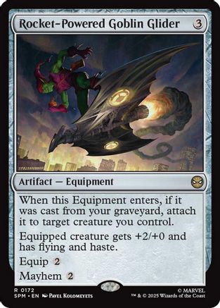 Marvel's Spider-Man Rocket-Powered Goblin Glider #172
