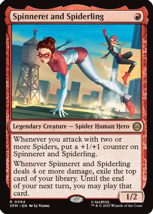 Marvel's Spider-Man Spinneret and Spiderling #94