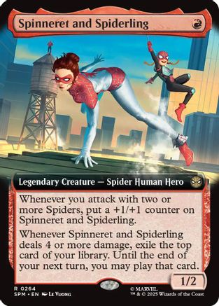 Marvel's Spider-Man Spinneret and Spiderling (Extended Art) #264