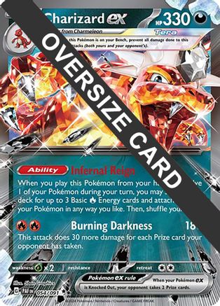 Jumbo Cards Charizard ex #054