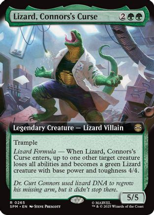 Marvel's Spider-Man Lizard, Connors's Curse (Extended Art) #265